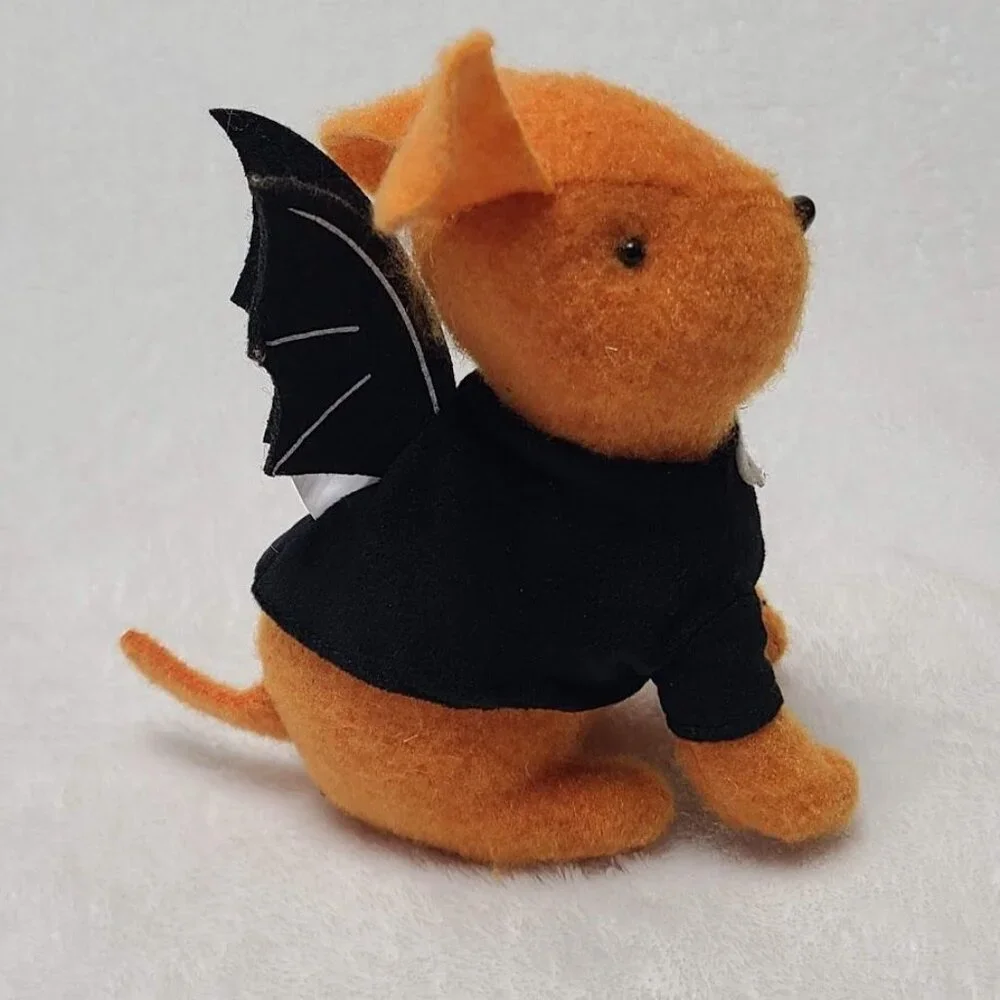 2024 Target Halloween Bullseye Playground Plush Fabric Figure Bat Costume Skull